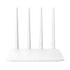 ROUTER TENDA F6 BROADBAND N300, 3 PORTE 10/100 + 1 PORTA WAN 10/100, 4 ANTENNE ESTERNE 5DBI, BIANCO